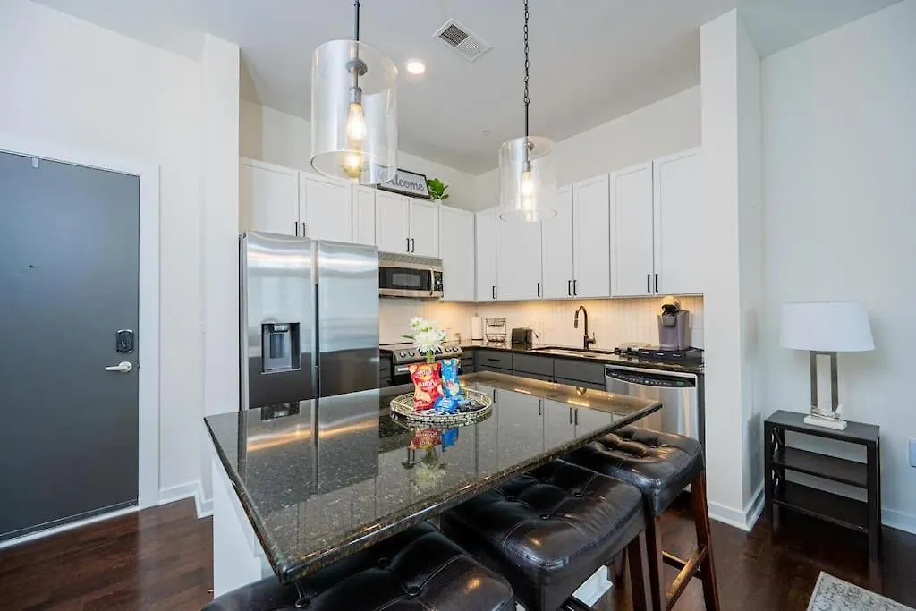 Apartment Chic 1-Bedroom Modern Apt With Gym & Free Parking Charlotte